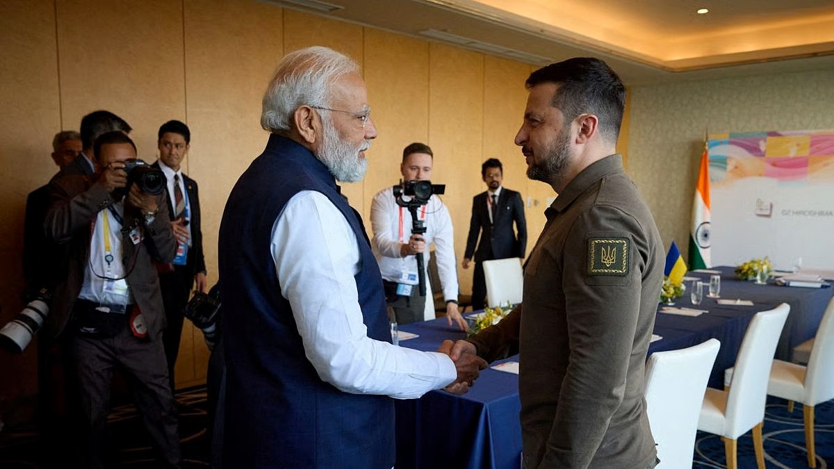 झेलेन्स्की मोदी संवाद