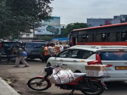 पुणे नगर रोड वाहतूक कोंडी