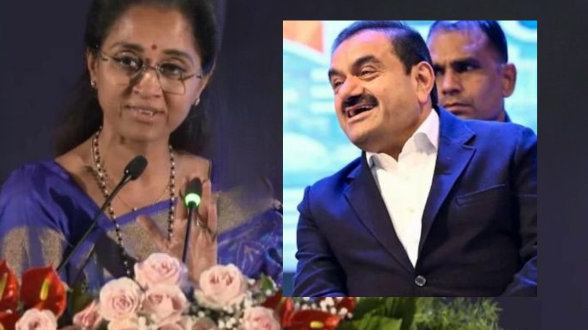 सुप्रिया सुळे गौतम अदानी नाते