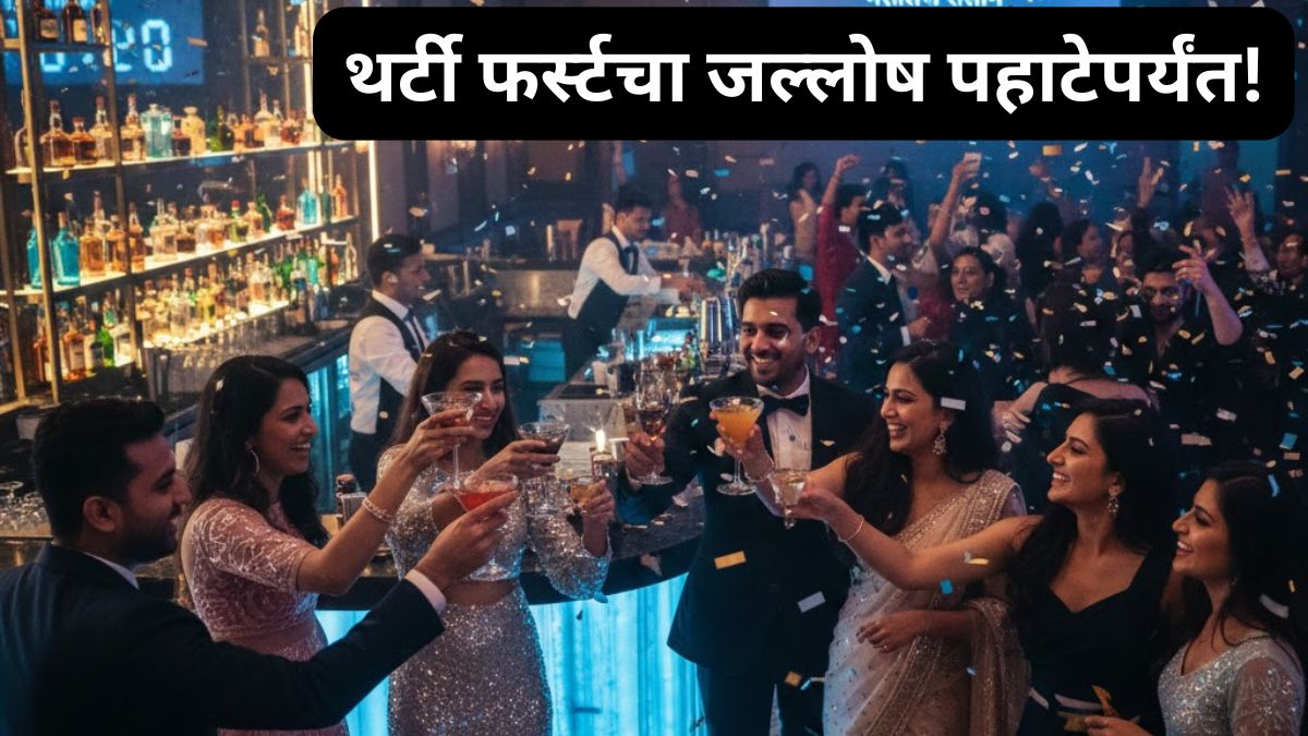 थर्टी फर्स्टचा जल्लोष पहाटेपर्यंत!