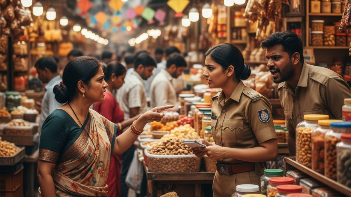 पुण्यात मकर संक्रांतीच्या खरेदीला गालबोट